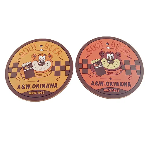 2d Soft Pvc Cup Coaster