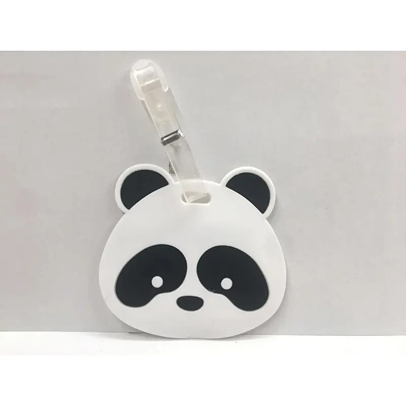 Panda Pvc Luggage Tag
