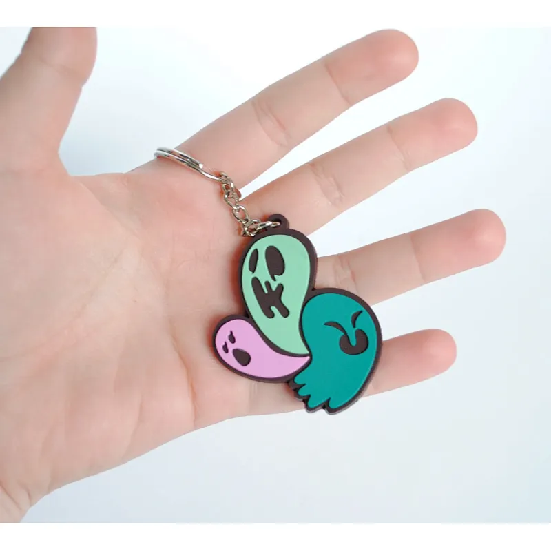 Soft Rubber Pvc Halloween Keychain