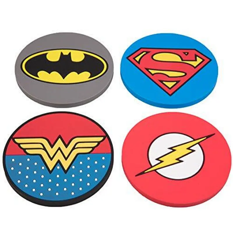 Super Hero pvc Coaster Set