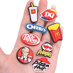 Food Pizza Coke Fries Burgers Refrigerator Magnets