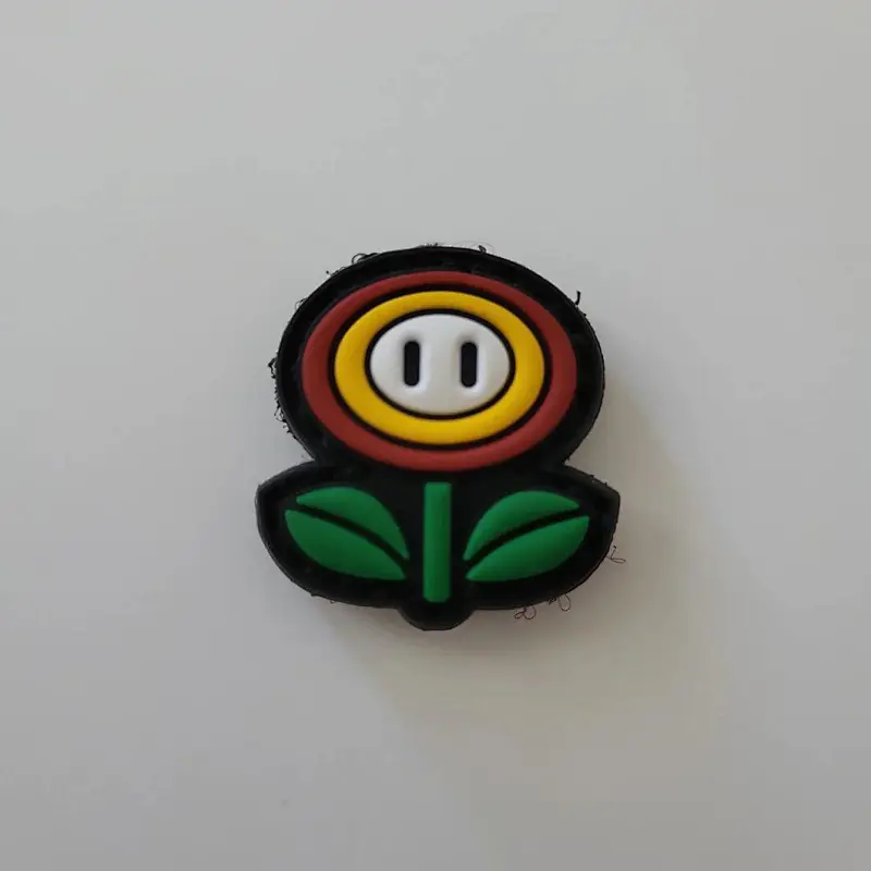 Fire Flower PVC Patch