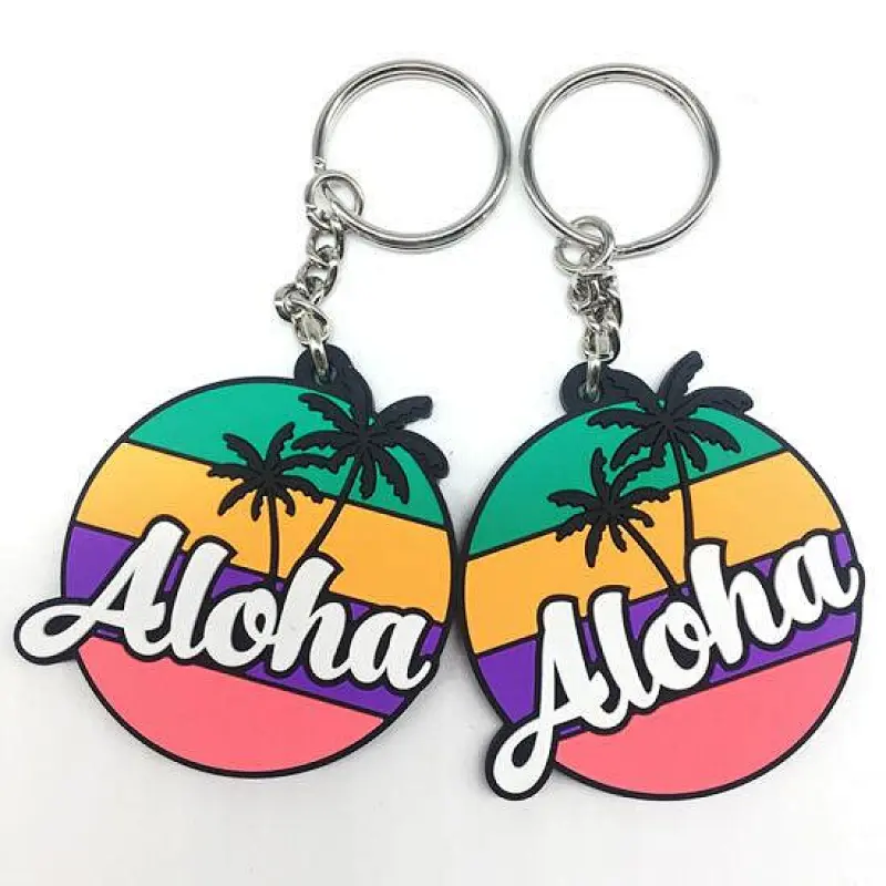 Aloha rubber Keychain
