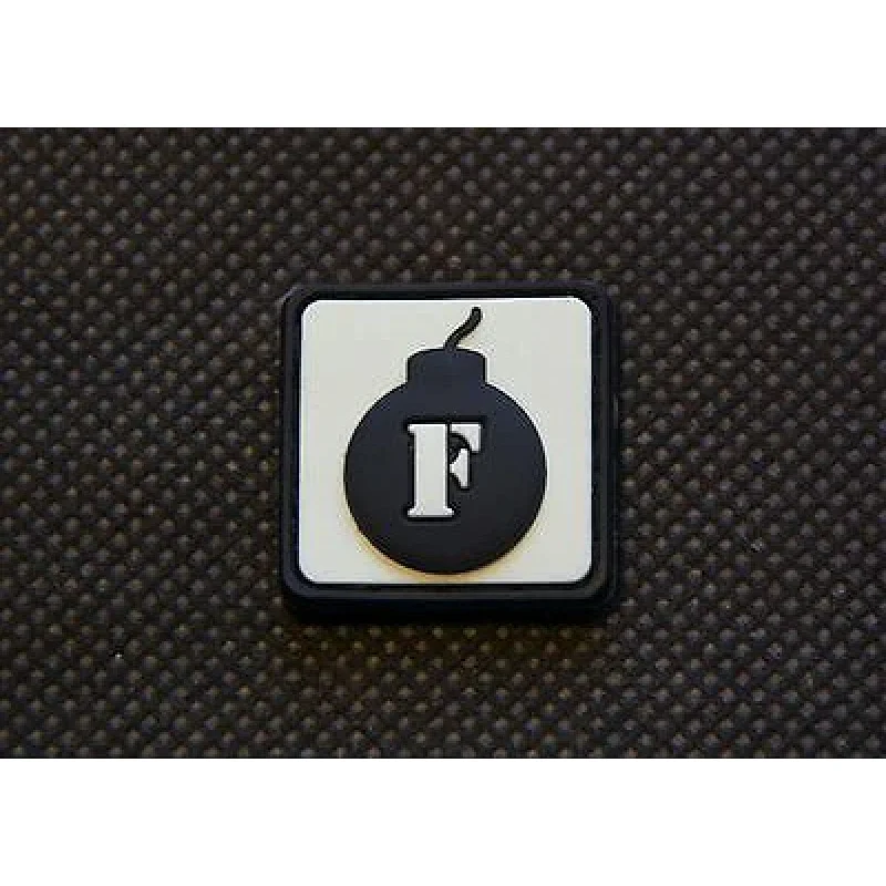 F Bomb 3D PVC Patch