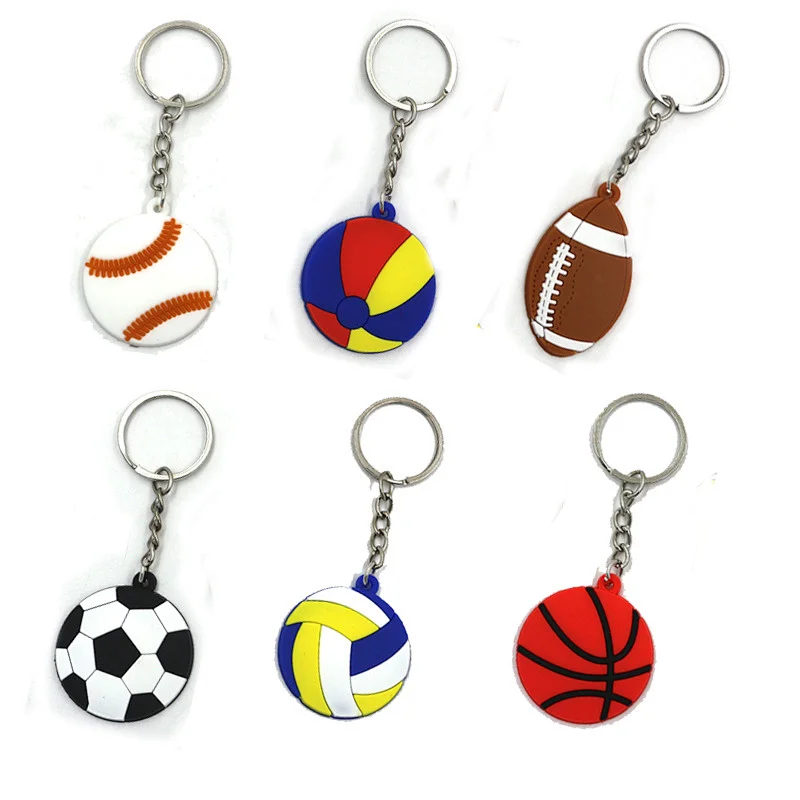 2d/3d Sports Volleyball Keychains