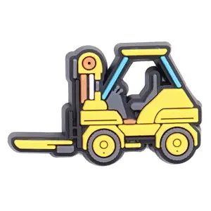 Construction Bulldozer PVC Fridge Magnet