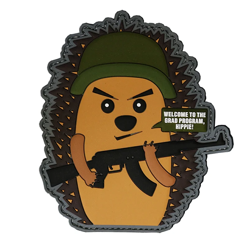 the hedgehog  pvc Patch