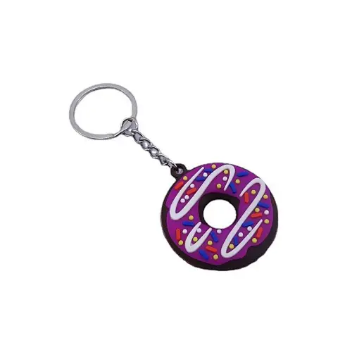 Donut Soft Pvc Keychain