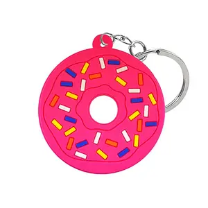 Donut Soft Pvc Keychain