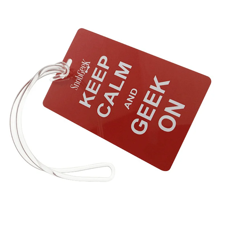 Keep Calm PVC Luggage Tag