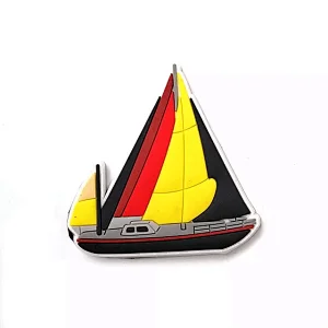 Boat Shaped Soft Pvc Fridge Magnets
