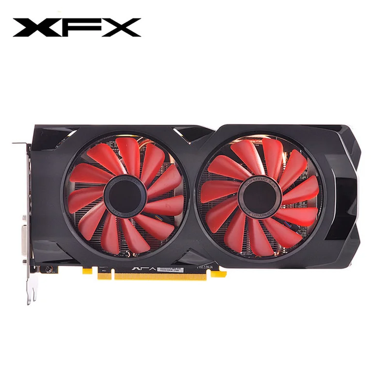 XFX AMD Radeon RX 580 ARMOR 8G Used Gaming Graphics Card with 8GB 256 bit Memory for Desktop