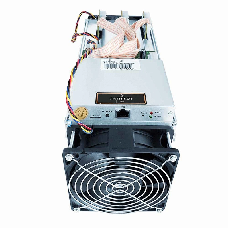 Buen trabajo Bitcoin Miner Antminer S9I 14t / 14.5t con fuente de alimentación Bitmain original
