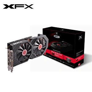 XFX AMD Radeon RX 580 ARMOR 8G Tarjeta gráfica para juegos usada con 8GB de memoria de 256 bits para escritorio