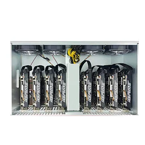 Etherine Mining Rack 8 GPU 847 Miner Case para minería, etc Eth GPU Mining Rig