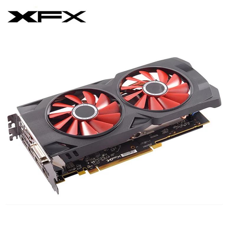 XFX AMD Radeon RX 580 ARMOR 8G Used Gaming Graphics Card with 8GB 256 bit Memory for Desktop