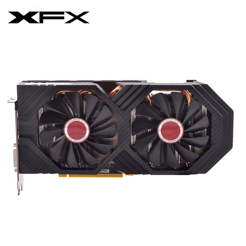 XFX AMD Radeon RX 580 ARMOR 8G Tarjeta gráfica para juegos usada con 8GB de memoria de 256 bits para escritorio