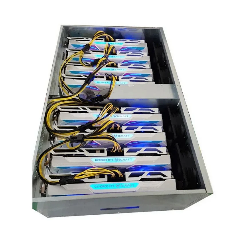 Etherine Mining Rack 8 GPU 847 Miner Case para minería, etc Eth GPU Mining Rig
