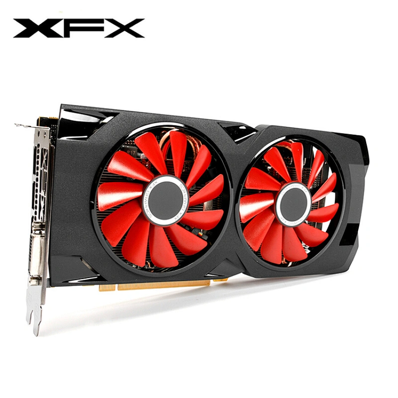 Tarjeta de video 100% XFX RX 570 4GB 8GB Tarjetas gráficas para AMD RX 570 VGA 4G DisplayPort Segunda mano