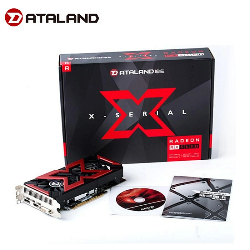 Nueva tecnología Venta completa DATALAND Tarjeta gráfica RX590 8GB para computadora portátil
