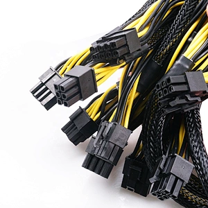 2U 2500w with 6*6pin and 16*6+2pin connectors specialized for GPU rig case with GPU