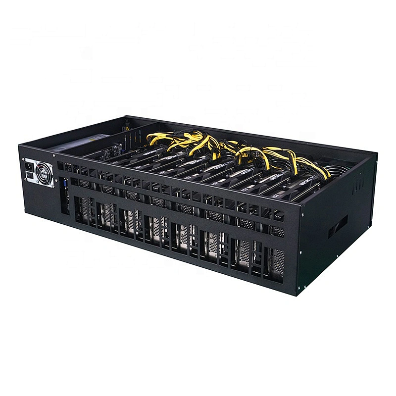 2U 2500w con conectores de 6*6 pines y 16*6+2 pines especializados para GPU rig case con GPU
