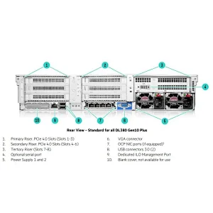 P02464-B21 Hpe Proliant Dl380 Gen10 4210 1p 32GB-R P408I-a 8sff 800W PS Rack Server