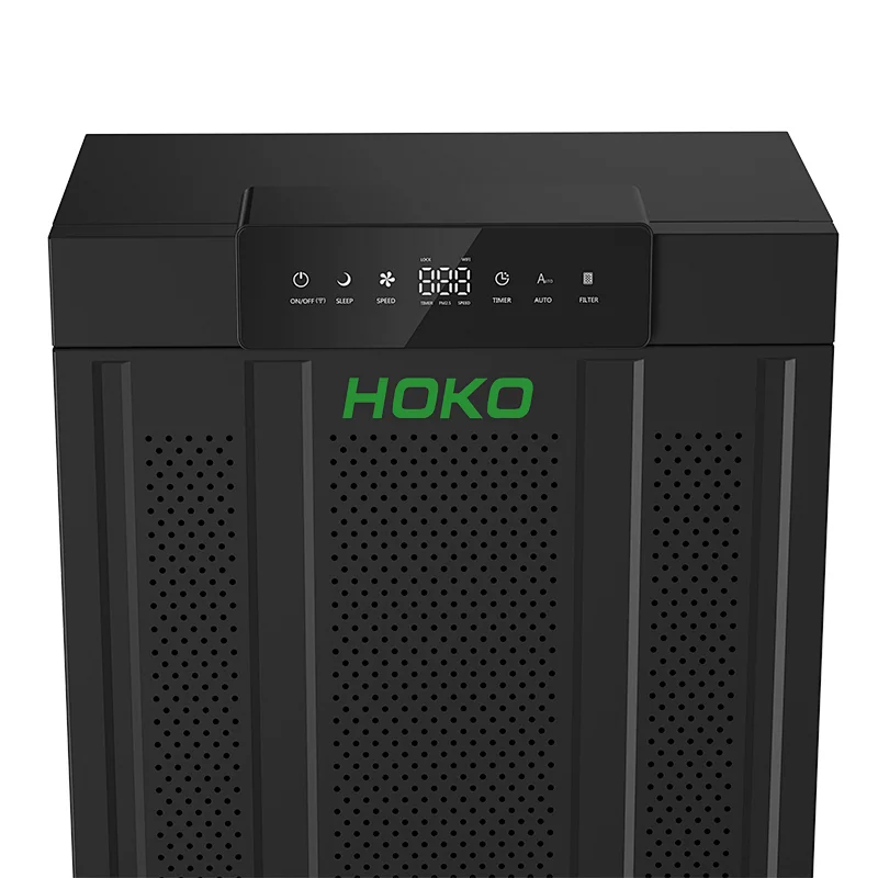 HOKO Custom Aktivkohle Hepa H11 Filter 2000 m3 / h Home Big Room Luftreiniger Big Size Luftreiniger Für 140-240 m2 Raum
