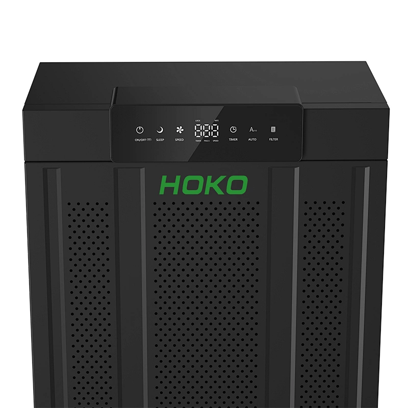 HOKO Custom Activated Charcoal Hepa H11 Filter 2000 m3 / h Home Big Room Air Purifier منقي هواء كبير الحجم لغرفة 140-240 m2