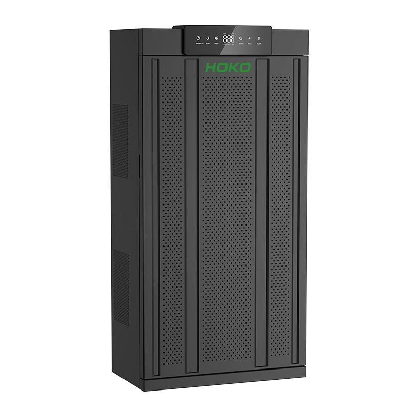 HOKO Custom Activated Charcoal Hepa H11 Filter 2000 m3 / h Home Big Room Air Purifier منقي هواء كبير الحجم لغرفة 140-240 m2