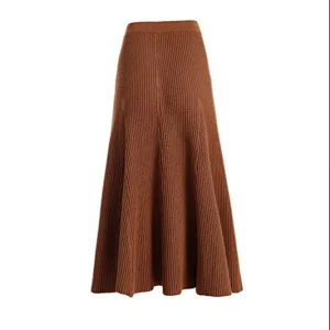 Hot sell high quality winter sweater skirt lady sweater skirt