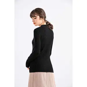 High Neck Wool Pure Cashmere Sweater Pull Knitting Soft Sweaters Winter Women Thicken Pullovers Plus Size Turtleneck Sweater