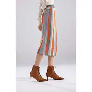 2020 Fashion Designer stripe Casual Wool Sweaters skirt For Lady