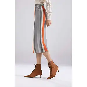 2020 Fashion Designer stripe Casual Wool Sweaters skirt For Lady