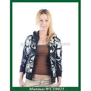 Printing hoody, winter jacket coat for womens direct factory wholesale