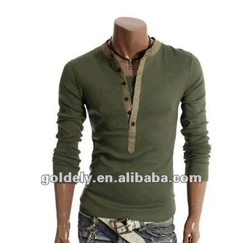 Fashion korean style wholesale slim mens long sleeve shirts 2013