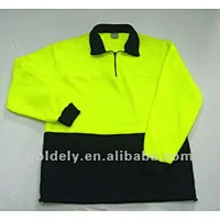 reflective running vest 100%polyester plain dyed for workers