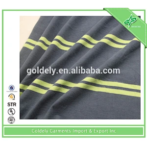 cotton yarn dyed stripe knitted fabric for t-shirt