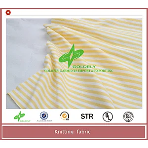 2x2 cotton rib yarn dyed stripe knit fabric wholesale