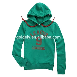 100% Cotton Terry Men's League Hoodie with OEM service