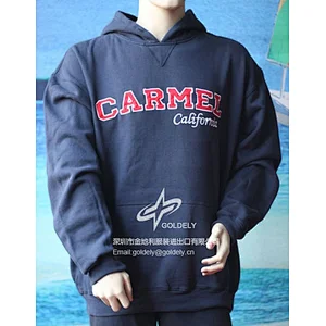 Heavyweight cotton/polyester fleece pullover kangaroo bag winter streetwear casual hoodies