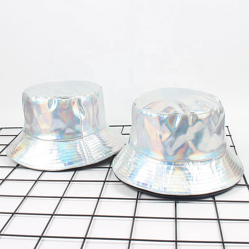 3D laser bucket hat street style double-faced hat wholesale hat