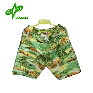 Hot selling 100% polyester 3d printing Chinese making sports shorts beach shorts