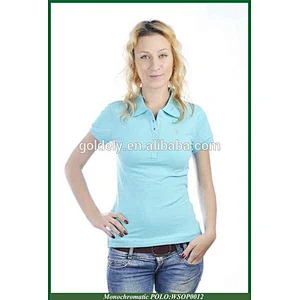 top quality women fashion golf shirt for ladies sports