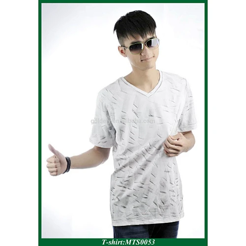 men's acid pre washed blank t-shirts