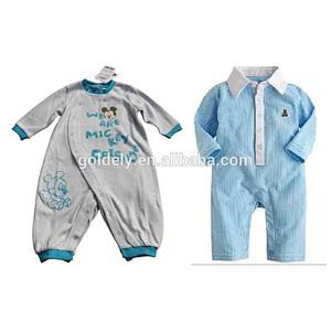 importing baby clothes from china 100%cotton 200gsm baby rompers