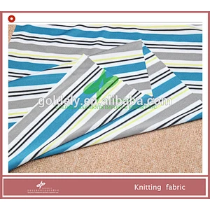 Wholesale 170 gsm Stripe Jersey Knitted Fabric