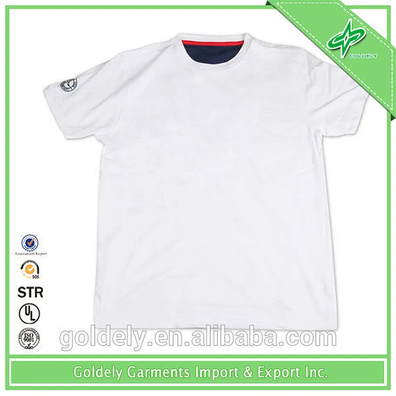 high quality 100 cotton fashion plain white t shirts producer