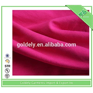 Fashionable 45s 100% polyester Interlock Jersey fabrics for POLO shirts and apparel