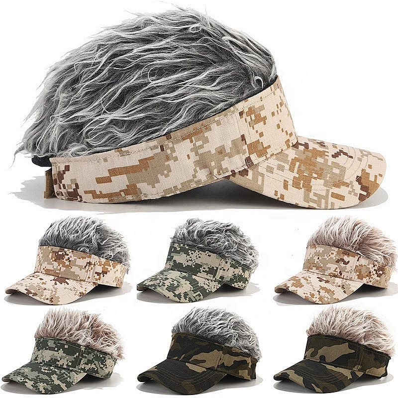 New popular wigs, camouflage baseball caps, casual golf caps and Instagram street trends